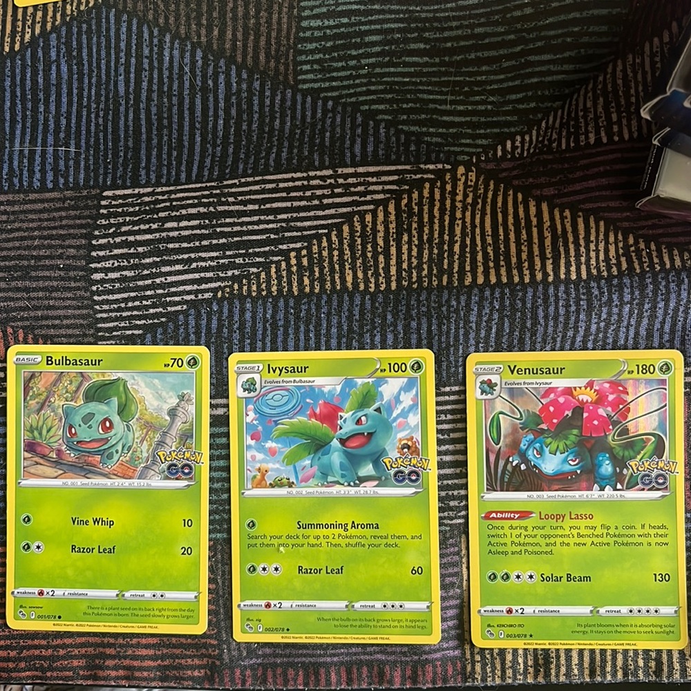 50+ and Full evolution Pokémon cards
